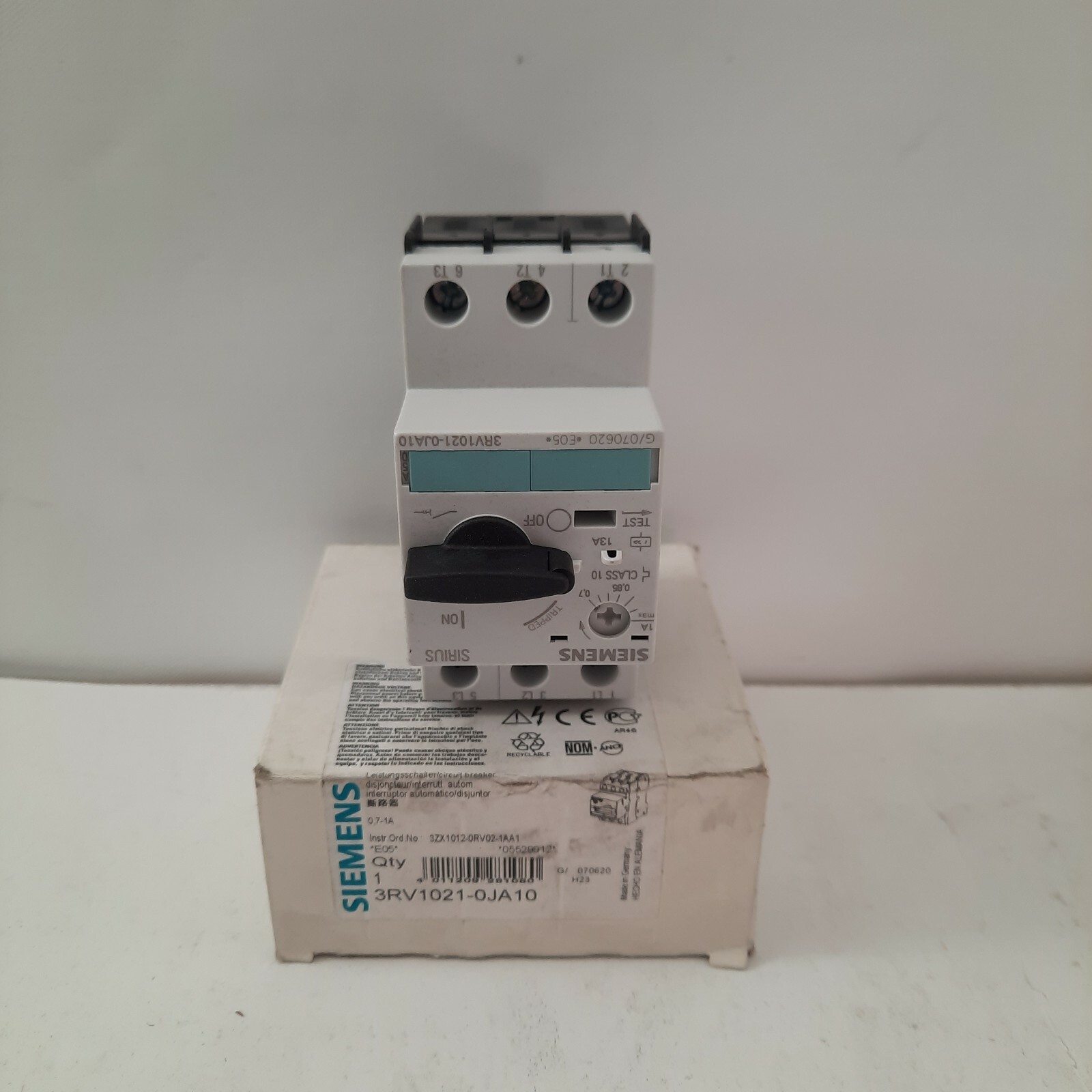 Contacteur Siemens 3RV1021-0JA10 - Neuf En Boîte, Pour Installations électriques