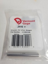 Vermont Gage - 111324150 - .2415" Plus - Class ZZ Pin Gage