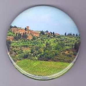 Tuscany Italy 3" Refrigerator Magnet Round Travel Souvenir Kitchen - Picture 1 of 1