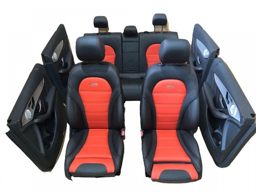 Original Mercedes Innenausstattung Sitze Leder  GLC63 AMG / GLC W253 Rot Schwar