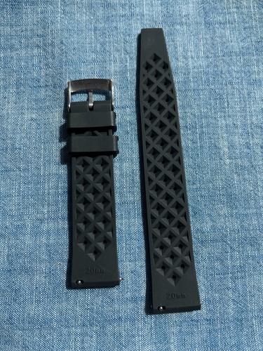 Vulcanized Rubber Tropical Watch Strap - Picture 13 of 31