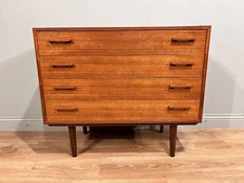 Mid Century Chest Drawers Danish Furniture by Kia Kristiansen 60s