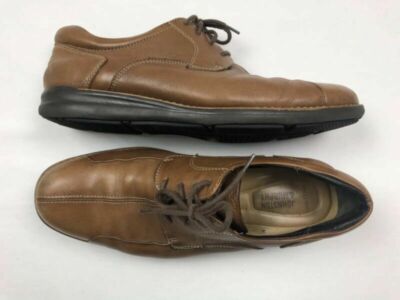 Johnston Murphy Sheepskin Mens Brown Bicycle Toe Oxford Lace  display picture 2