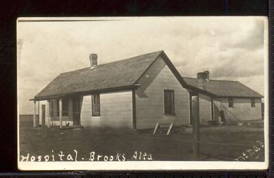 Hospital Books Alberta Canada Historic Old Photo