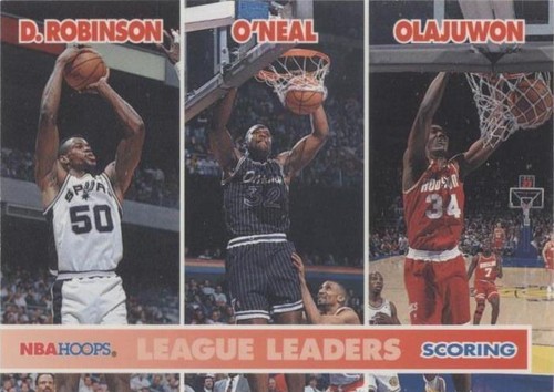 Hakeem Olajuwon / David Robinson | 1991-92 Hoops #309 | NM+ | eBay