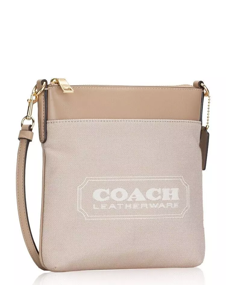 Coach Jacquard Badge Kitt Crossbody Bag C9094