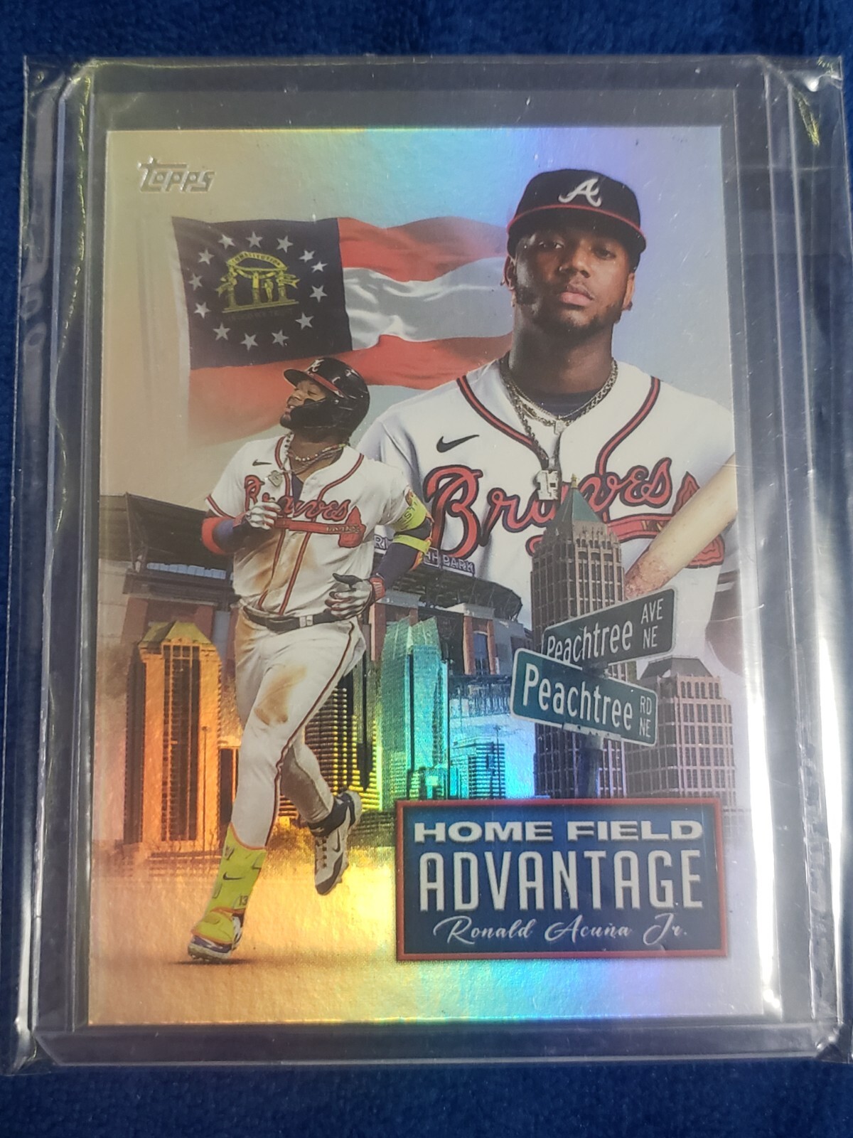 2024 Topps Series 2 Ronald Acuna Jr Home Field Advantage #HFA-11 Atlanta Braves