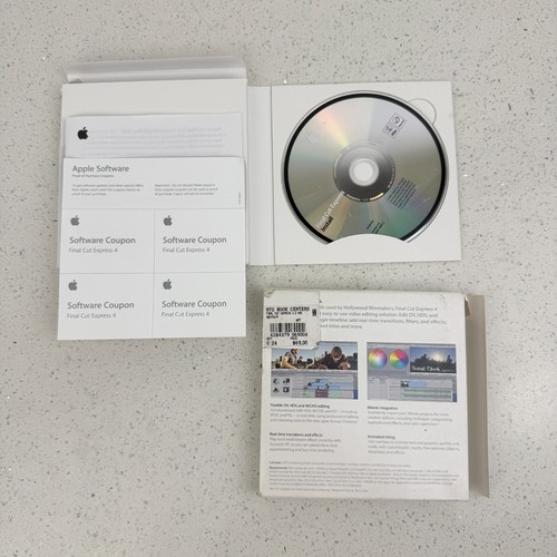Final Cut Pro Express 4 Academic Software with Serial Number - Picture 3 of 5