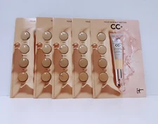 5 X It Cosmetics Foundation Full Coverage Anti Aging Hydrating Serum Samples