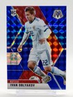 2021 Panini Mosaic UEFA Rookie Ivan Oblyakov Reactive Blue Prizm #72 RC 32/99