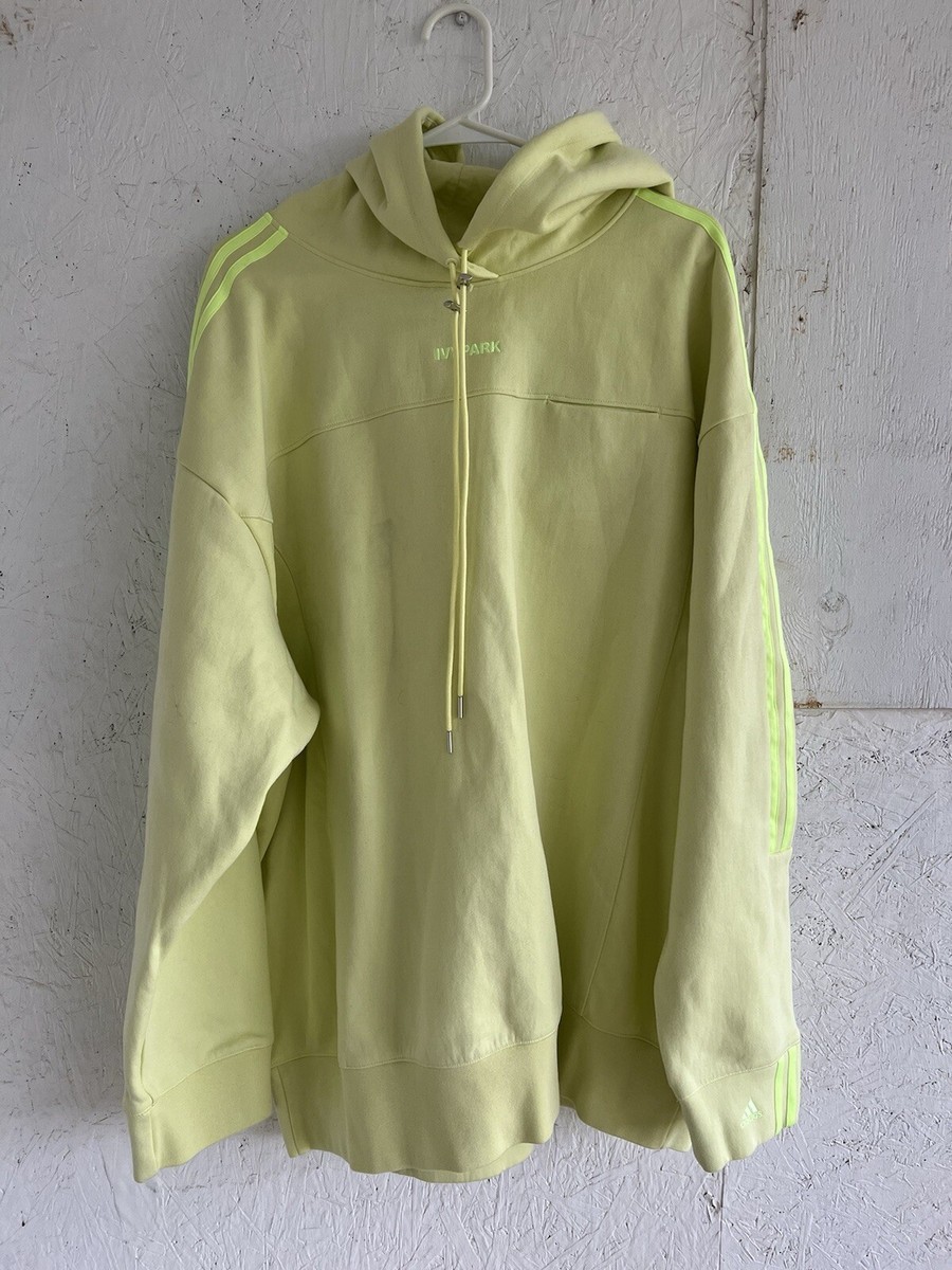 Adidas x Ivy Park Lime Green Chartreuse Oversized Hoodie