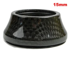 1-1/8" OMNI Racer WORLDS LIGHTEST Integrated Headset Conical Carbon Spacer 15mm