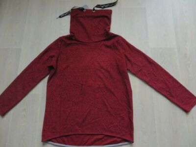 Damen Sweatshirt von MULTIBLU rot gemustert Gr 36) neu