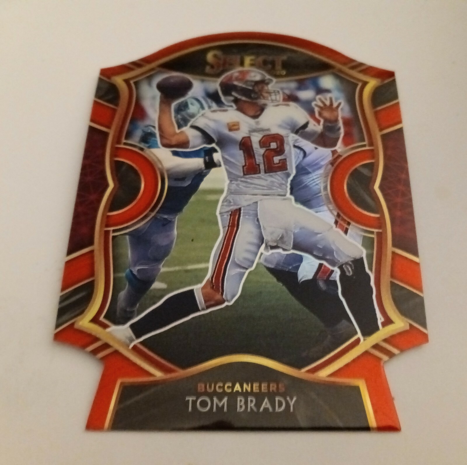 Tom Brady 2020 Select Concourse Red Prizm Die Cut #1 Tampa Bay Buccaneers MINT