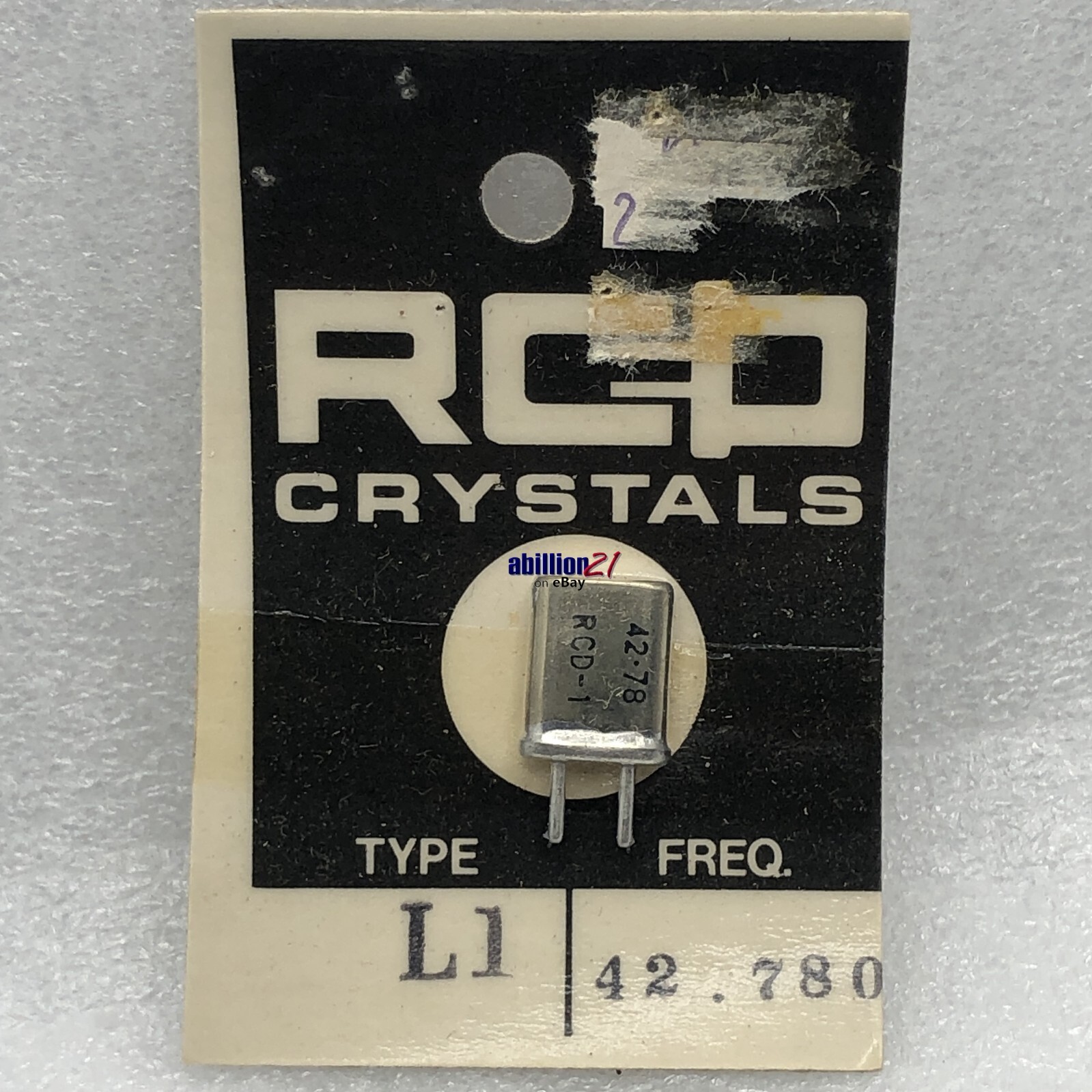 NEW Old Stock MTRON/RCD Scanner Crystal CB Radio Walkie Talkie UPICK