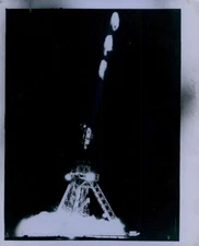 1957 British SKYLARK Rocket Launch Press Photo