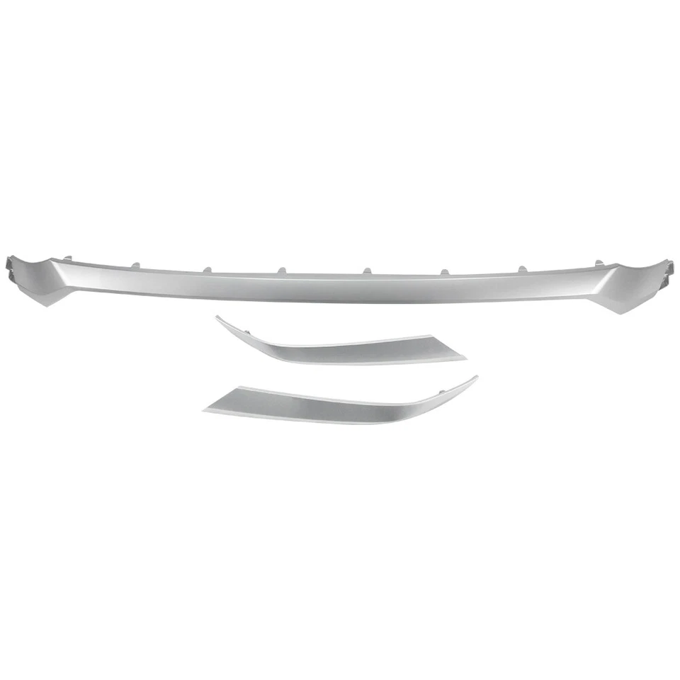 Parrilla delantera y moldura de faros cromados para Hyundai Santa Fe 2019-2021 Foto 3 de 4