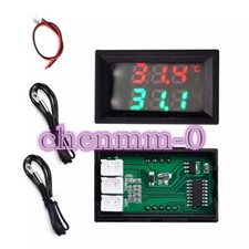 1PCS Dc voltage dual thermometer -55 degrees -120 degrees C NTC waterproof YT