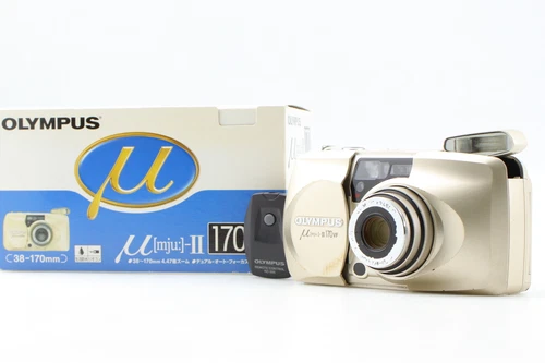 [Near MINT W/Box] Olympus Mju μ II 170 VF AF 35mm Compact Film Camera From JAPAN