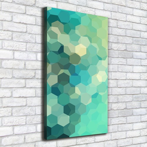 Tableau Sur Toile Tulup 50x100 Cm - Fond De Feuille D'or, Style Moderne, Neuf
