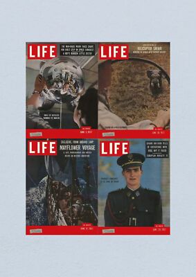 Life Magazine Lot of 4 Full Month June 1957 3, 10, 17, 24 Civil Rights Era
