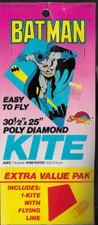 Vintage Batman Spectra Star Poly Diamond 30.5" x 25" Kite w Line NIP 1990