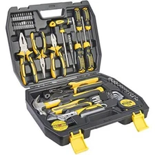 Tool Set Tool Kit 62pcs Homeowner Tool Set Wrench Pliers Screwdriver Set Repair 