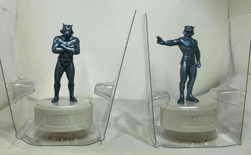 12 Figure Gasha Gashapon L'UOMO TIGRE TIGER MAN MASK BOTTLE CAP Bot-Biz Runa' jp - Foto 5 di 12