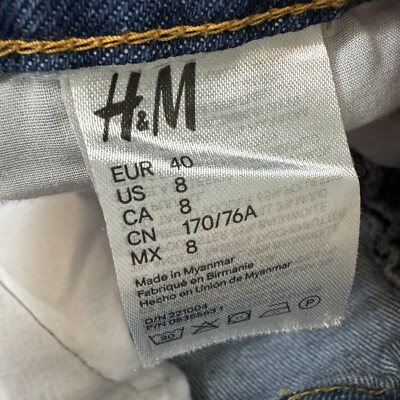 専用9 H&M High Rise Vintage Raw Hem Cutoff Blue Jean Shorts. Size 8 | eBay