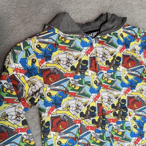 Lego Ninjago Full Zip Hooded Sweatshirt Size 7 Boys Girls Unisex 2012 Legoland - Picture 2 of 12