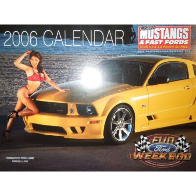 MUSCLE MUSTANGS & FAST FORDS 2006 CALENDAR 5.0 & 4.6 power source