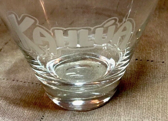Kahlua Base Kahlua Cocktail Glasses, Tapered Cone Shaped, Flat Base, 8 oz, Set of 2 ...