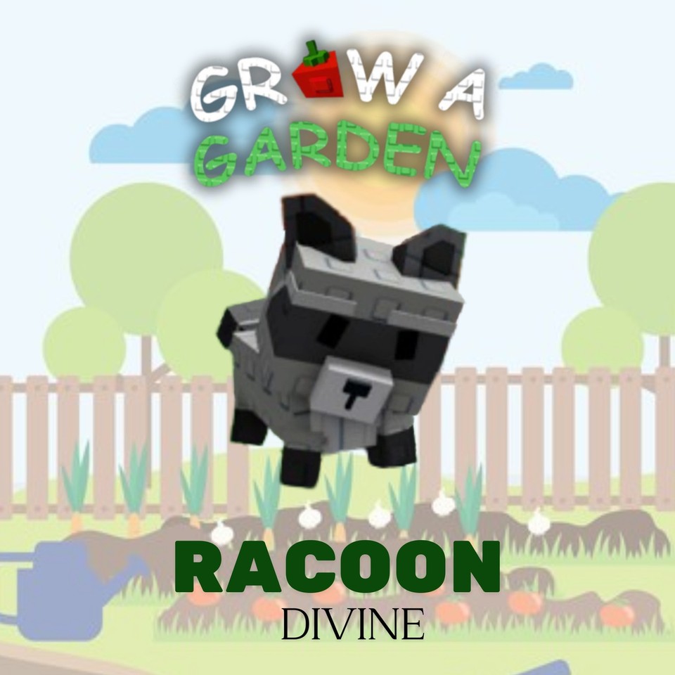 Grow A Garden!🔥 Mô Hình đồ Chơi RACCOON - Chồn - Quà Tặng Cho Bé Mô Hình Roblox | Việt Nam - Foto 9