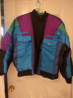 RARE VINTAGE SPIEGEL TOGETHER COLLECTION DOWN SKI JACKET LADIES MED. INSULATED