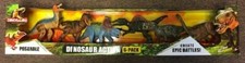 KID GALAXY 6-PACK POSEABLE DINOSAUR ACTION - GREEN BOX 179
