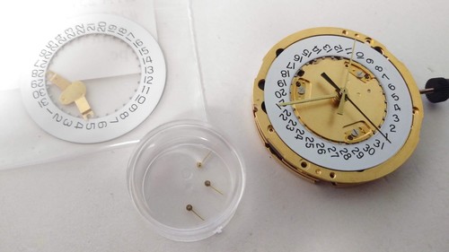 Disque De Date Pour Mouvement ETA 251.262 / 251.272 - Pièce Horlogerie Suisse, Blanc, Référence Date à 4.5