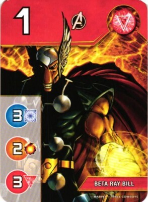 BETA RAY BILL Marvel Splendor Game Replacement Card Collectible Artwork