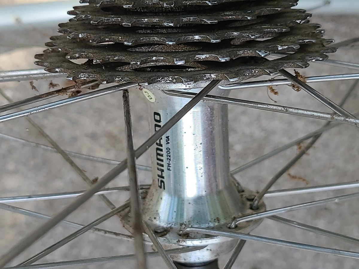 Set Of ALEXRIMS R450 REAR & FRONT WHEEL SET WITH SHIMANO HUB