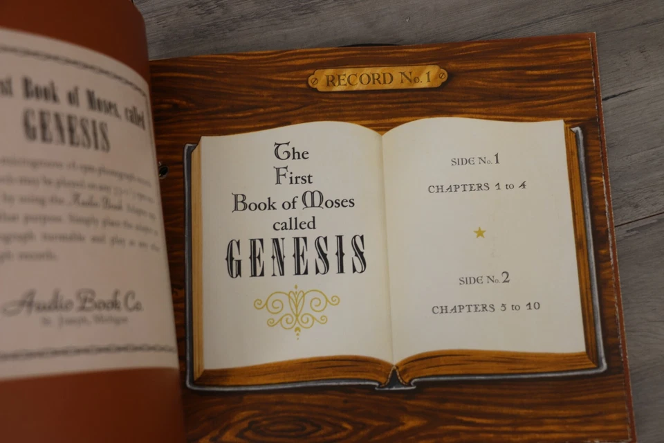Genesis 1953 Audio Book Vinyl Records - Image 3 of 4