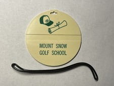 The Original Golf School At Mount Snow Golf Bag Tag - West Dover, VT - A Beauty 