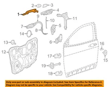 CHRYSLER OEM 18-23 Cherokee Front Door Lock Hardware-Handle, Outside 1SZ26KXJAH