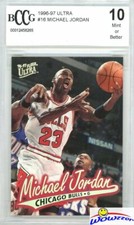 1996/97 Ultra #16 Michael Jordan BECKETT 10 MINT Chicago Bulls Hall of Fame GOAT