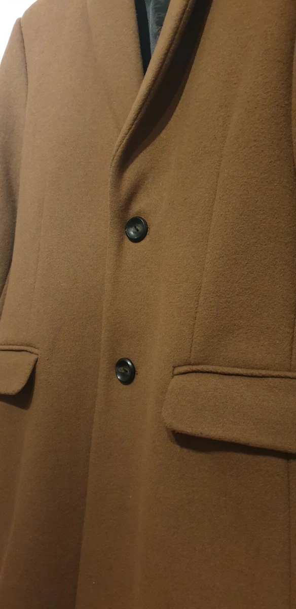Pull and top bear camel coat