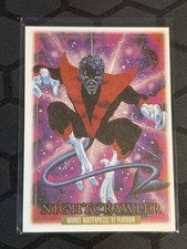 2024 SkyBox Marvel Masterpieces 92 Platinum Nightcrawler #62 Canvas