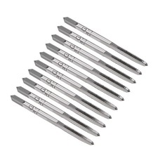 5 Pair Metric Hand Tap M2.5 Thread 0.45 Pitch 3 Straight Flutes High Speed Steel