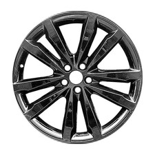Refurbished 20x8.5 Painted Gloss Black Wheel fits 2017-2024 Jaguar F-Pace