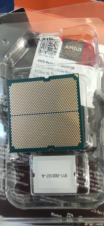 AMD Ryzen 7 7800X3D Processore (4,2 GHz, 8 Cores, Socket AM5) - 100-100000910WOF - Immagine 3 di 3