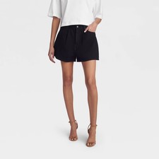 KBB by KAHLANA Women The Pleated Denim Shorts
