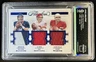 2021 Flawless Peyton Manning Joe Montana Kurt Warner Patch Sapphire #/10 ARENA 9