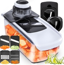 Versatile Kitchen Mandoline Slicer - Vegetable, Fruit, Cheese Onion Cutter